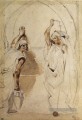 Deux femmes au puits romantique Eugène Delacroix